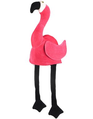 Rosa Flamingo Hatt med Hengende Bein