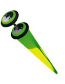 Big Needle Green/Black/White - Fake Piercing
