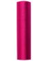 MØRK ROSA Gjennomsiktig Organzaløper 16 cm x 9 meter