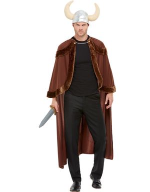 Viking Kostymekappe og Hjelm