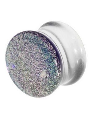 Pyrex Piercing Plugg - Glitter Rosaskjær