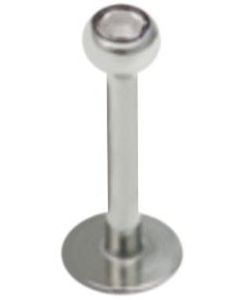 Shiny Stone - 1.2 x 8 mm - Hvit Labret