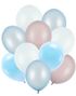 Ballongsett med 10 stk Metallisk og Pastellfargede Ballonger