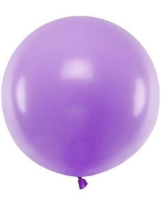 Lavendel Blå Pastellfarget Rund JUMBO Ballong 60 cm