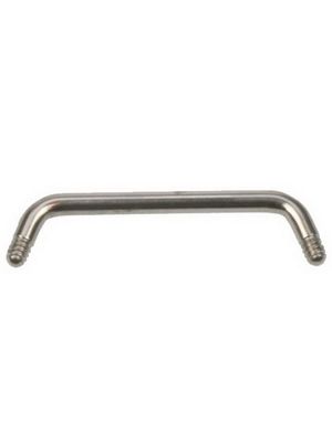 Staples barbell 45 Grader til 1,6 mm Kule - Titan stang