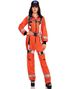 Orange Astronaut Damekostyme
