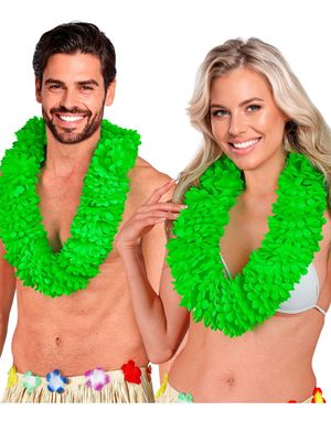 Grønn - Hawaii Krans