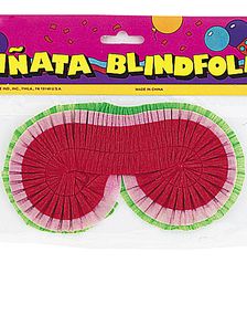 Pinata Øyebind - Grønn, Rosa og Rød