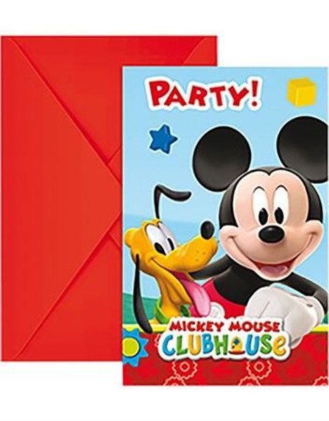 Mikke Mus Klubbhus - Invitasjoner