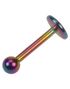 Flerfarget Labret med Rund Kule