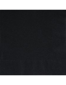 50 stk Svarte Servietter 33x33 cm