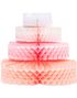 Flerfarget Honeycomb Kake 23 cm