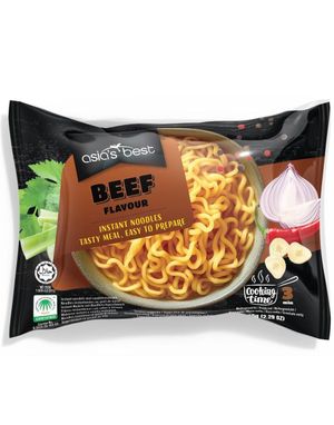 Asia's Best Instant Noodle Beef 65g - Biff Nudler