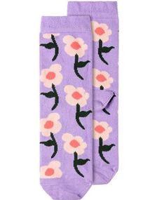Lilla Sokker med Blomster til Barn i To Størrelser