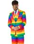 Regnbuefarget Dress til Herre - Suitmeister - Medium