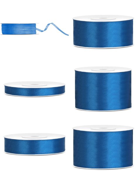 Satengbånd Blå