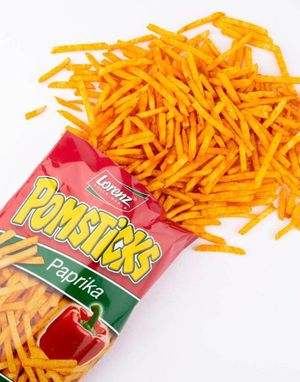 Lorenz Pomsticks Paprika - Potetstenger med Paprikasmak 85g