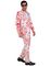 UV Glow Bloodsplatter Kostymedress til Mann