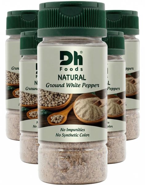 6 stk Malt Hvit Pepper - DH Foods - Hel Pakke 6x45 gram (Vietnam)