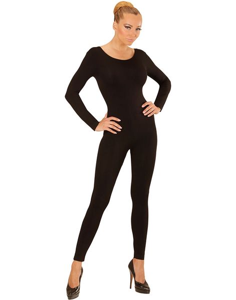 Svart Bodysuit med Lange Ermer