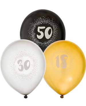 VELG BLANT 7 TALL - 6 stk Ballonger 30 cm