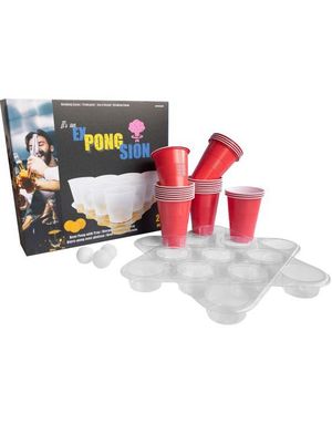 Beer Pong - med 22 Kopper og 3 Baller