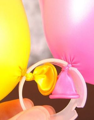 6 stk Ballongringer til DIY Ballongbue