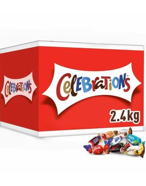 2,4 kg Celebrations - Stor Eske med Forskjellige Kjente Mini-Sjokolader