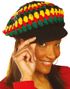 Strikket Rastafari Lue
