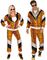 80-talls Grilldress med Tigermotiv til Voksen