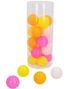 24 stk Flerfarget Beer Pong Baller