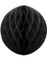Svart Honeycomb Ball VELG STØRRELSE 10-40 cm