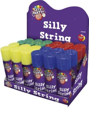 1 stk Silly String / Serpentin Spray i Assorterte Farger