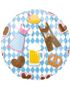 Prost! Oktoberfest Folieballong 43 cm - Bierfest