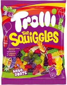 1765497600_1Trolli The Squiggles - Vingummi med Forskjellige Søte og Sure Fruktsmaker 150g
