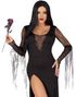 Spooky Beauty - Addams Family Morticia Inspirert Kostyme til Dame - Large