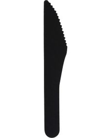 10 stk Miljøvennlige Kniver Svart 13 cm