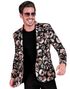 UV Glow Skullparty Blazer til Mann