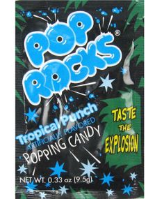 Pop Rocks Popping Candy med Tropisk Smak (USA Import)