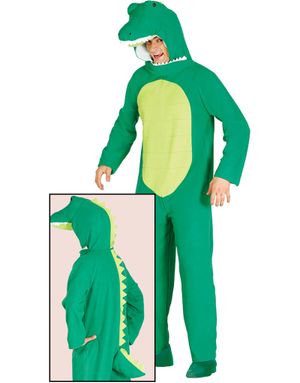 Grønt Krokodillekostyme Unisex