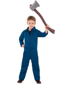 Blå Jumpsuit Kostyme til Barn