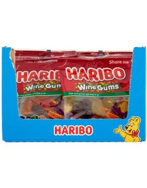 12 stk Haribo Wine Gums - Hel Eske
