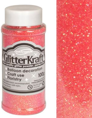 Baby Rosa Hobbyglitter 100 gram