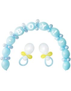 Boy - Lys Blå Ballong Buesett