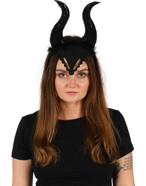 Hårbøyle med Svarte Demonhorn
