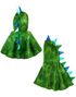 Myk Dinosaur Poncho til Barn 1-2 ÅR
