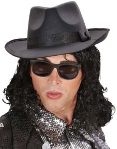 Michael Jackson Inspirert - Svart Parykk