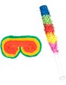 Sett med Pinata Slå-Pinne og Øyemaske