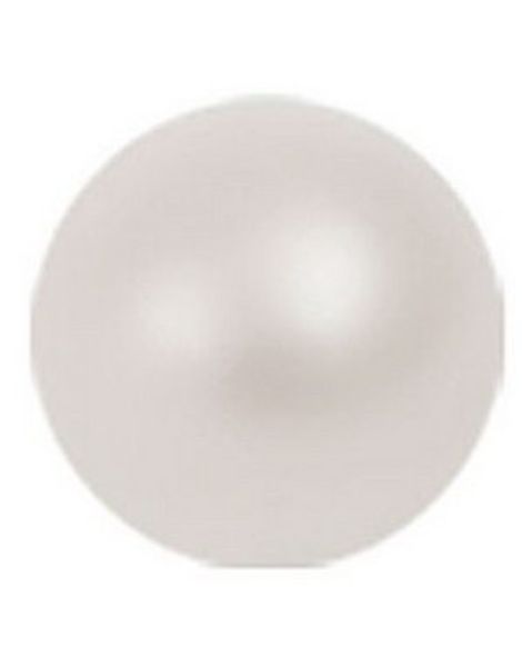 Pearl Fashion White - 5 mm Akrylkule til 1,6 mm stang