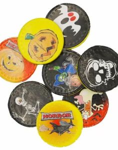 1 kg Horror Coins - Sjokolademynter med Skumle/Halloween Motiver